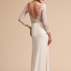 BHLDN Dresses - BHLDN Langston Wedding Gown Long Sleeve Sz 6 12 16 BHLDN Dresses - BHLDN Langston Wedding Gown Long Sleeve Sz 6 12 16